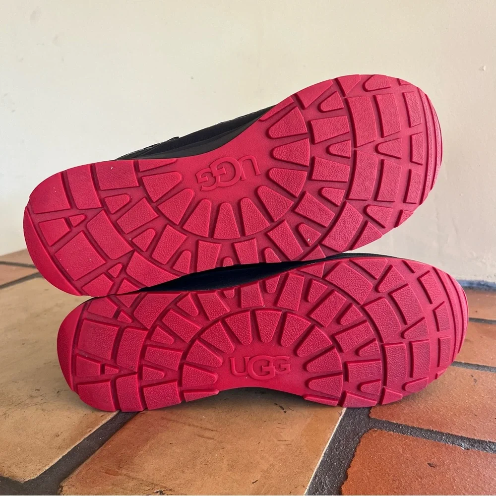 UGG Kids Taney weather Boots with Red Outsole Size 6 NWOT
